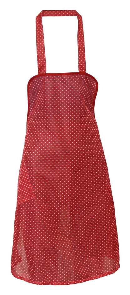 Latzschürze Trägerschürze Schürze Dederon Polyester Punkte
