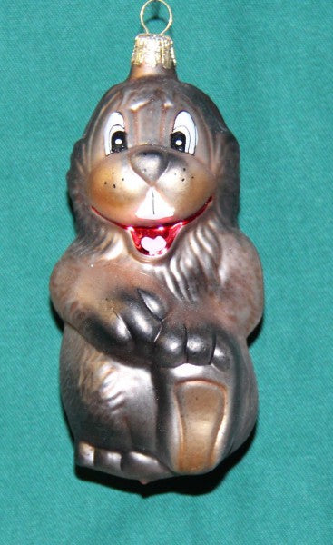 Christbaumschmuck Affe Figur aus Glas Baumschmuck Weihnachtsfiguren
