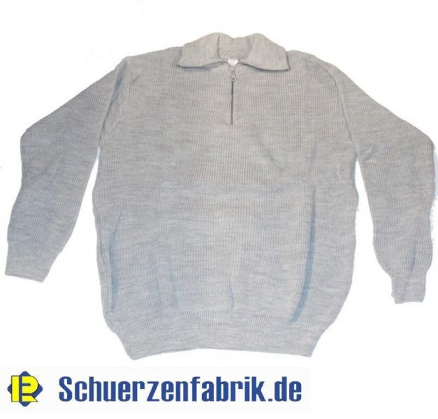 Berufstroyer Mens Troyer Sweatshirt Stricktroyer Arbeitspullover Herren grau