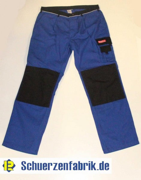 Herren Arbeitshose Bundhose Berufshose Hose blau/schwarz