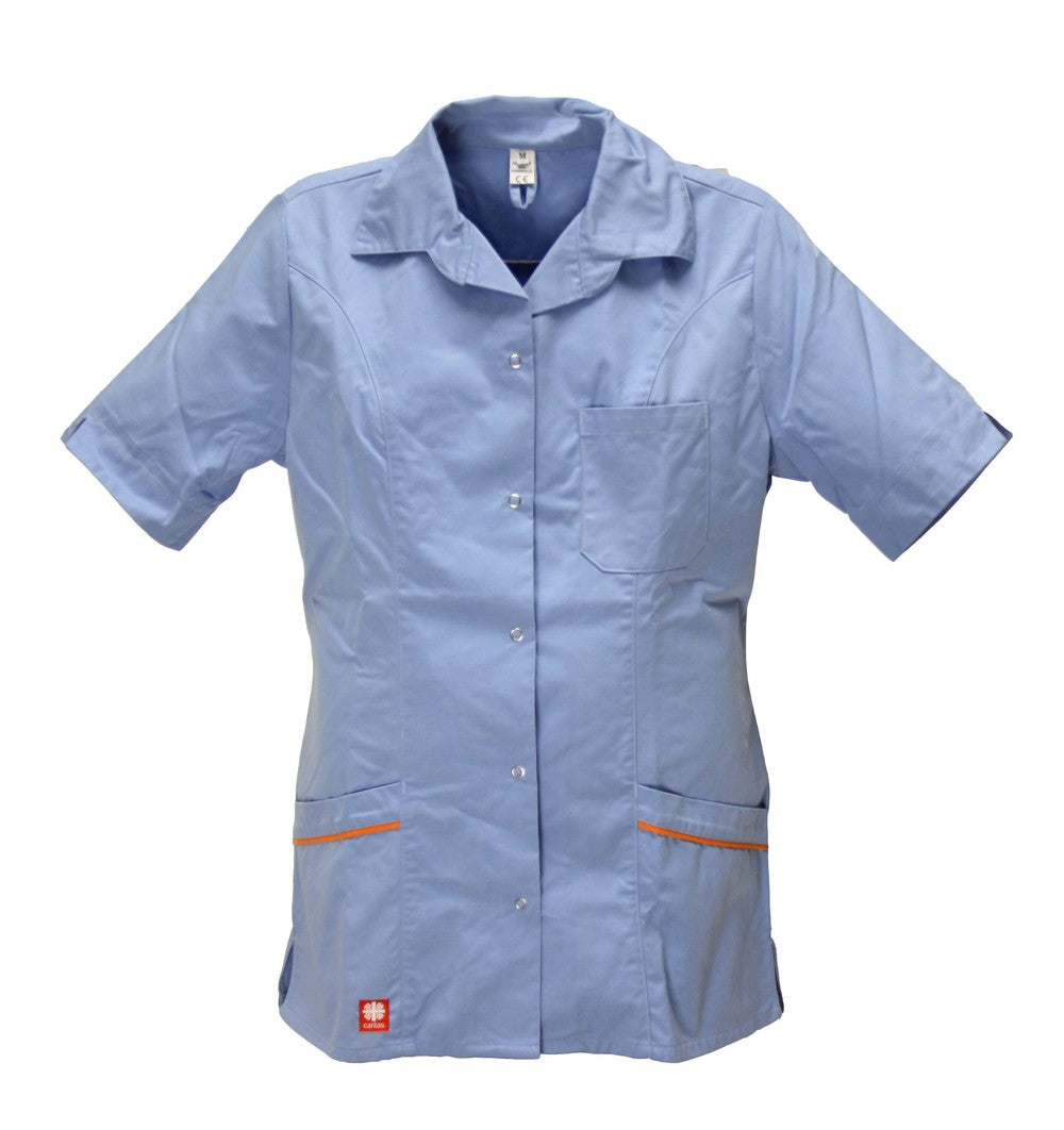 Schwesternkasack Damen Kasack Hosenkasack blau mit Arm