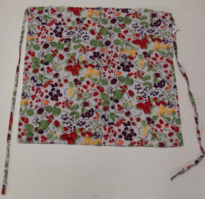 Vorbinder Schürze Bistroschürze Servierschürze Früchte 70x70