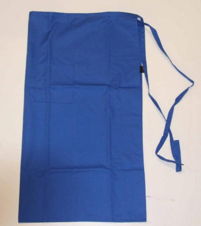 Vorbinder Schürze Bistroschürze Servierschürze weiß blau grün rot 100x90