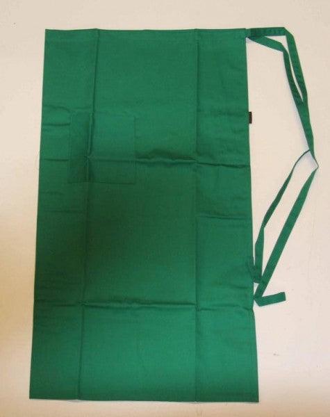 Vorbinder Schürze Bistroschürze Servierschürze grün 100x100