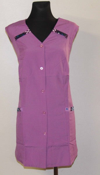7/8 Kasack Schwesternkasack Damenkasack ohne Arm pink