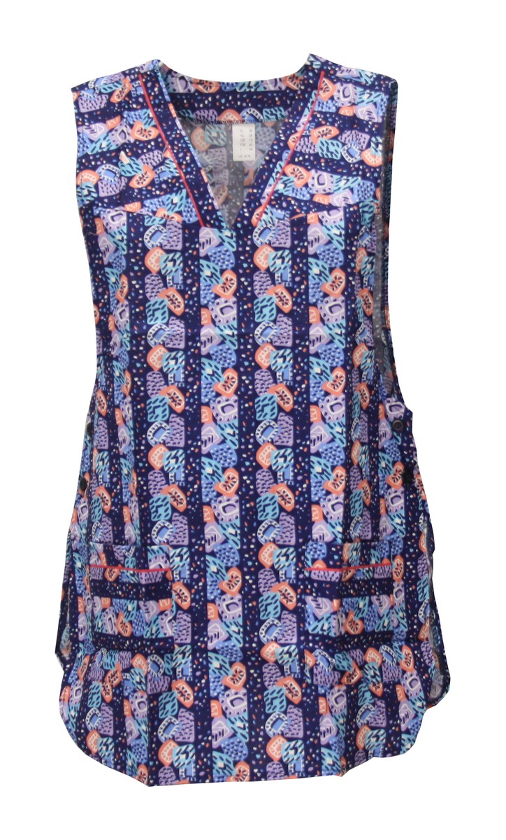 Chasuble Kasack Überwurf Schürze bunt