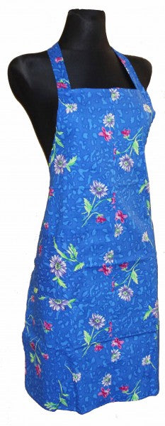 Trägerschürze Latzschürze Schürze Grillschürze blau