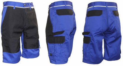 Arbeitshose Bermudas Cargohose Herrenhose Hose blau kurz