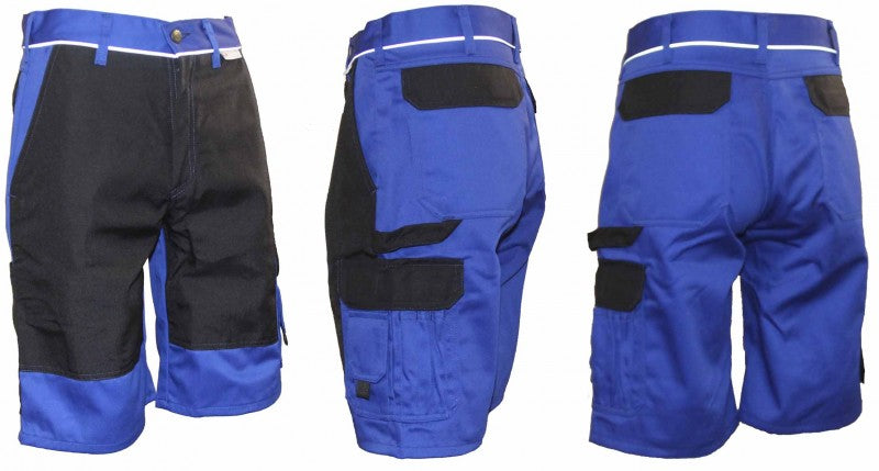Arbeitshose Bermudas Cargohose Herrenhose Hose blau kurz