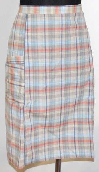 Half apron, tie-on apron, pinafore, colorful apron