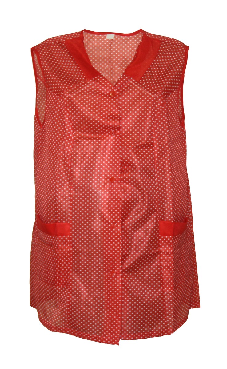 7/8 Kasack Kittel kurz Schürze Dederon Polyester
