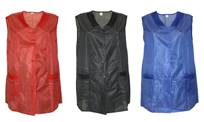 7/8 Kasack Kittel kurz Schürze Dederon Polyester