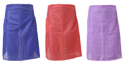 Halbschürze Dederon Vorbinder Vorstecker Schürze Polyester versch. Farben