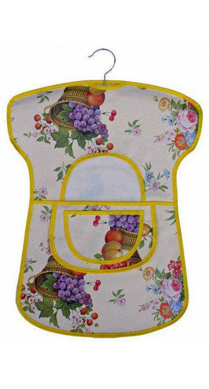 Klammerschürze Klammersack Wachstuch Klammertasche
