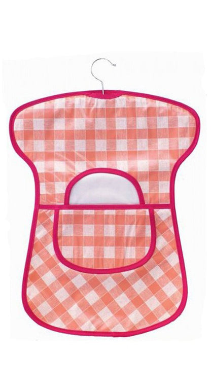 Klammerschürze Klammersack Wachstuch Klammertasche