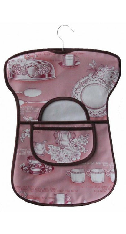 Klammerschürze Klammersack Wachstuch Klammertasche