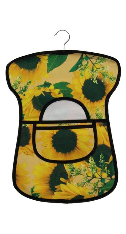 Klammerschürze Klammersack Wachstuch Klammertasche