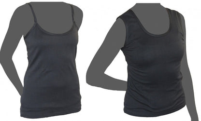 Damen Top Spaghettiträger Top