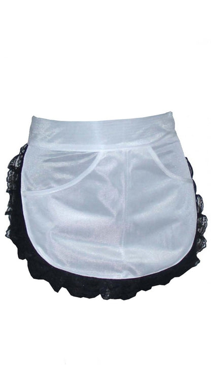 Schürze Servierschürze Dederon mit Spitze