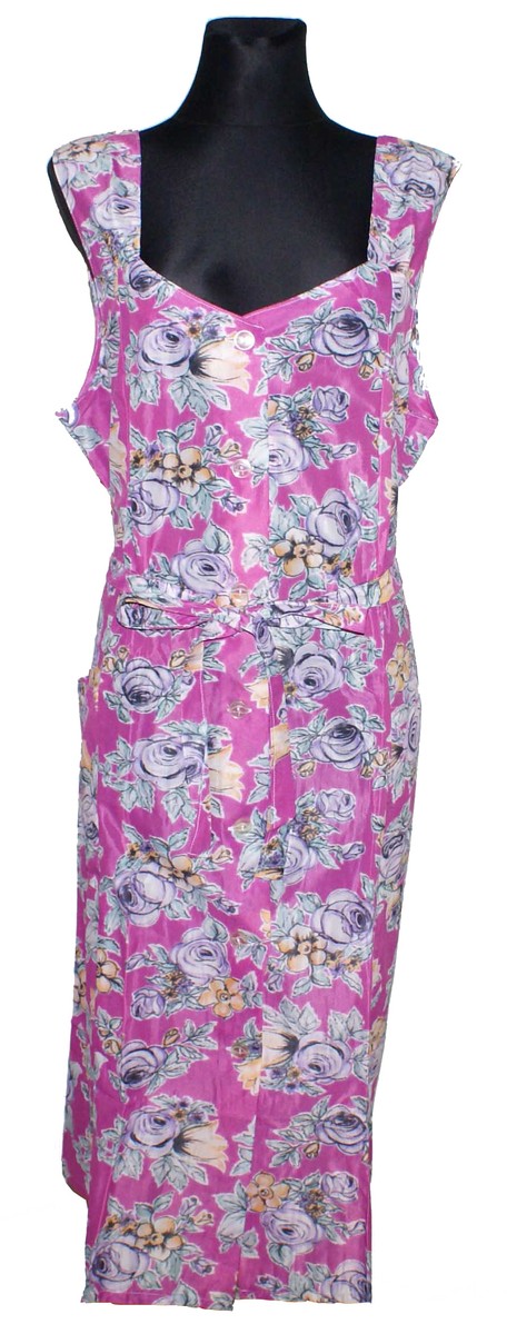 Dress sundress house dress garden dress beach dress Dederon nylon