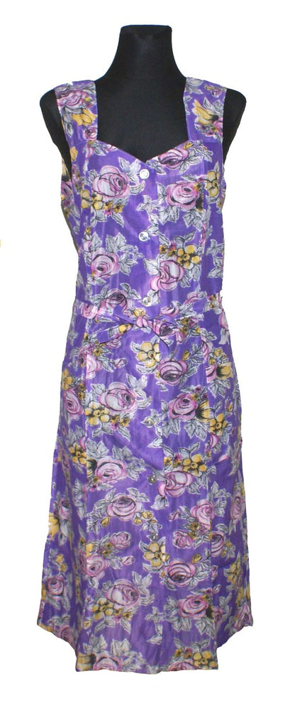 Kleid Trägerkleid Hauskleid Gartenkleid Strandkleid Dederon Nylon