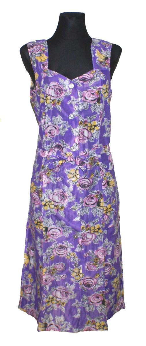 Dress sundress house dress garden dress beach dress Dederon nylon