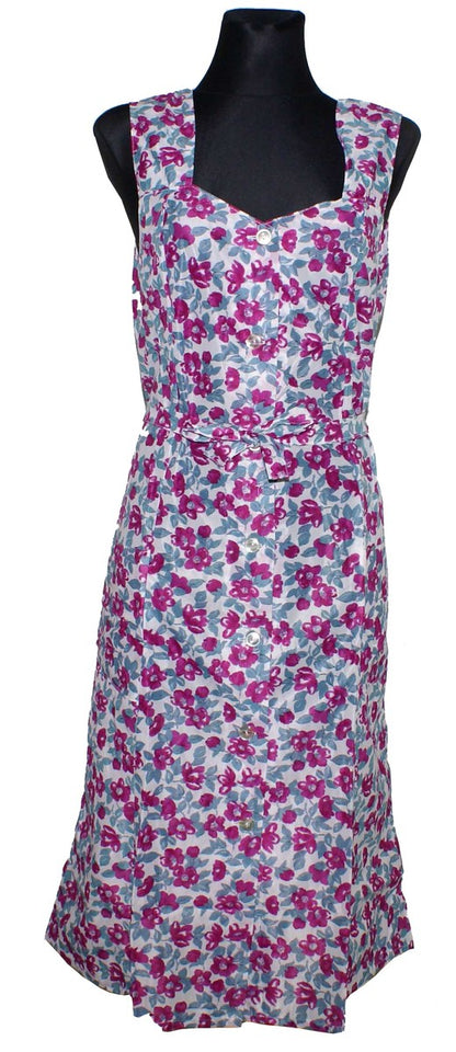 Kleid Trägerkleid Hauskleid Gartenkleid Strandkleid Dederon Nylon