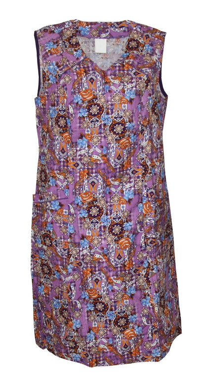 Reißverschluss RV Kittel Schürze Hauskleid Baumwolle