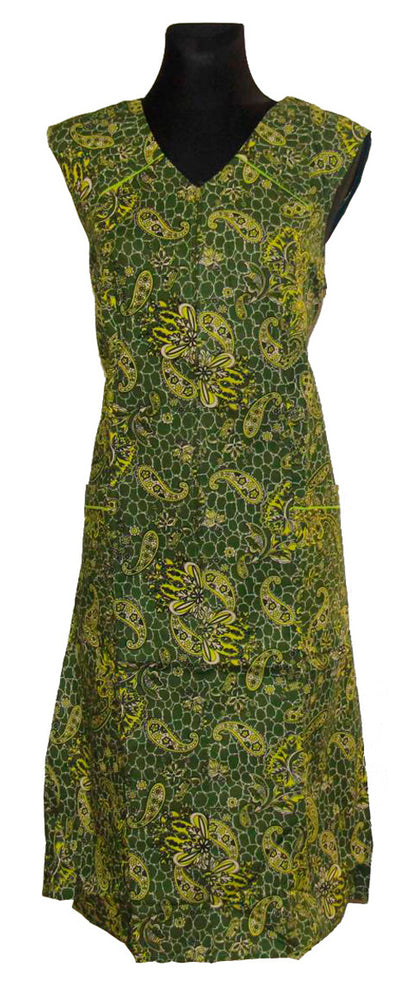 Reißverschluss RV Kittel Schürze Hauskleid Baumwolle