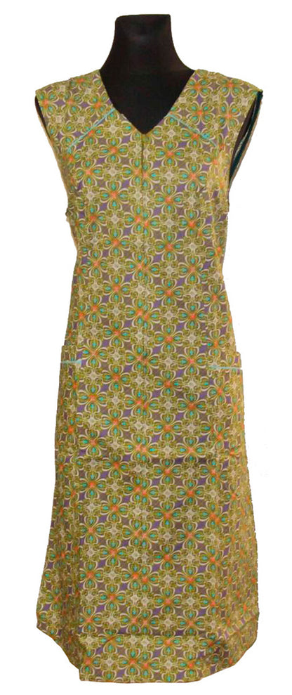 Reißverschluss RV Kittel Schürze Hauskleid Baumwolle