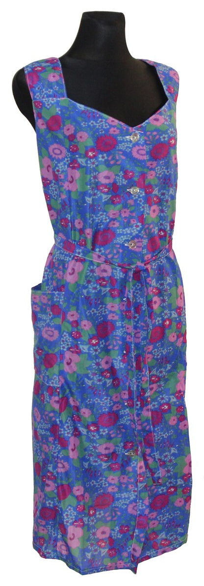 Kleid Trägerkleid Hauskleid Gartenkleid Strandkleid Dederon Nylon