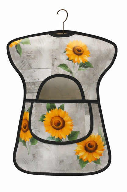 Apron Factory Klammerkleid Oilcloth GDR Style with Wooden Hanger 37 x 48 cm
