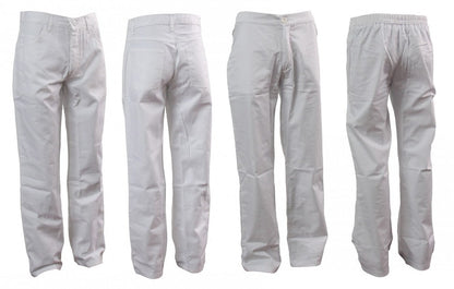 Pflegerhose Schwesternhose Herrenhose Berufshose Hose weiß