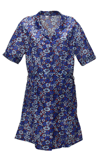 Kittel Schürze Kittelschürze mit 1/4 Arm Dederon Polyester