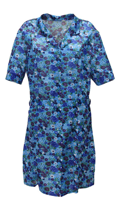 Kittel Schürze Kittelschürze mit 1/4 Arm Dederon Polyester