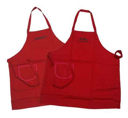 Trägerschürze Latzschürze Mama/ Chefkoch Schürze Grillschürze