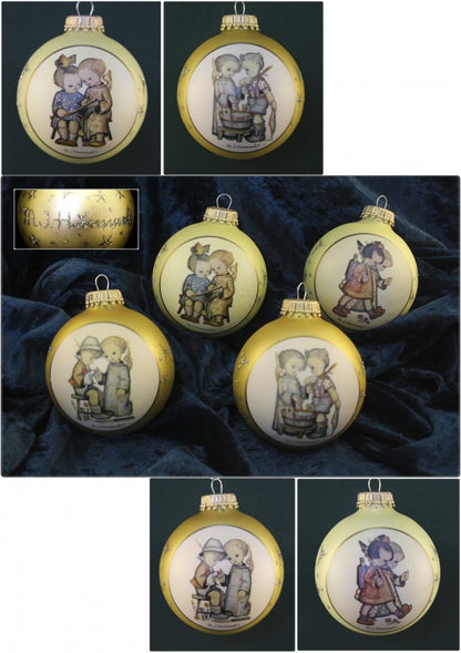 Hummel Christbaumschmuck Weihnachtskugeln Glaskugel Anhänger Baumschmuck Weihnachten Krebs Glas Lauscha