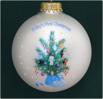 Baby´s First Christmas Christbaumschmuck Weihnachtskugeln Glaskugel Baumschmuck Weihnachten