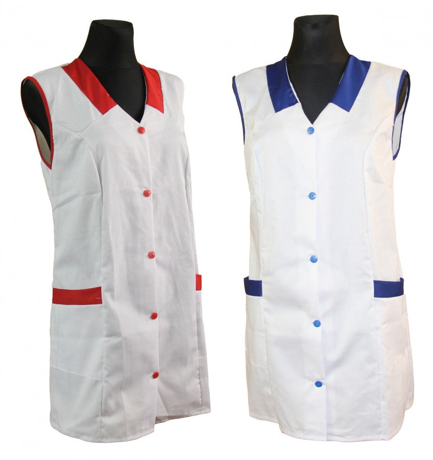 Schwesternkasack Damen Kasack Hosenkasack ohne Arm