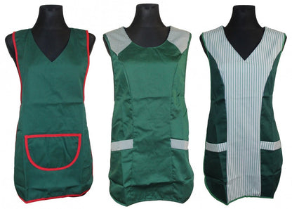 Chasuble zum Knöpfen Kasack Überwurf Floristenschürze grün Gärtner