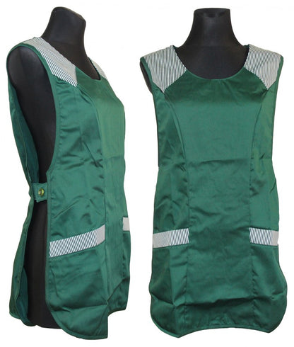 Chasuble zum Knöpfen Kasack Überwurf Floristenschürze grün Gärtner