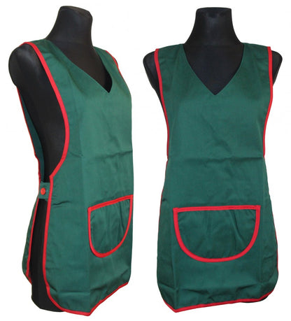 Chasuble zum Knöpfen Kasack Überwurf Floristenschürze grün Gärtner