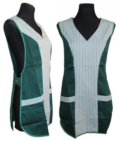 Chasuble zum Knöpfen Kasack Überwurf Floristenschürze grün Gärtner