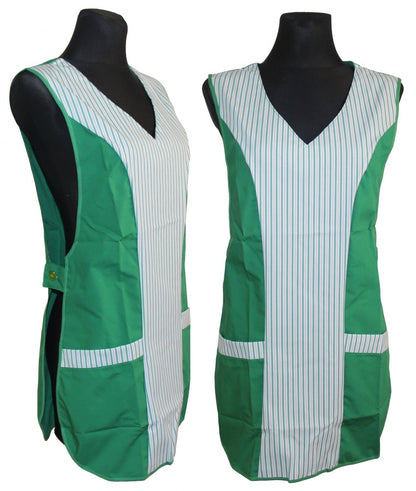 Chasuble zum Knöpfen Kasack Überwurf Floristenschürze grün Gärtner