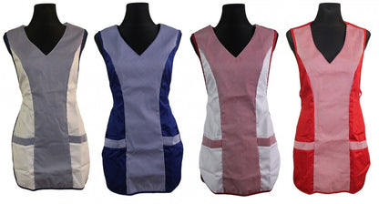 Chasuble Kasack Überwurf Schürze versch. Farben zum Knöpfen oder Binden