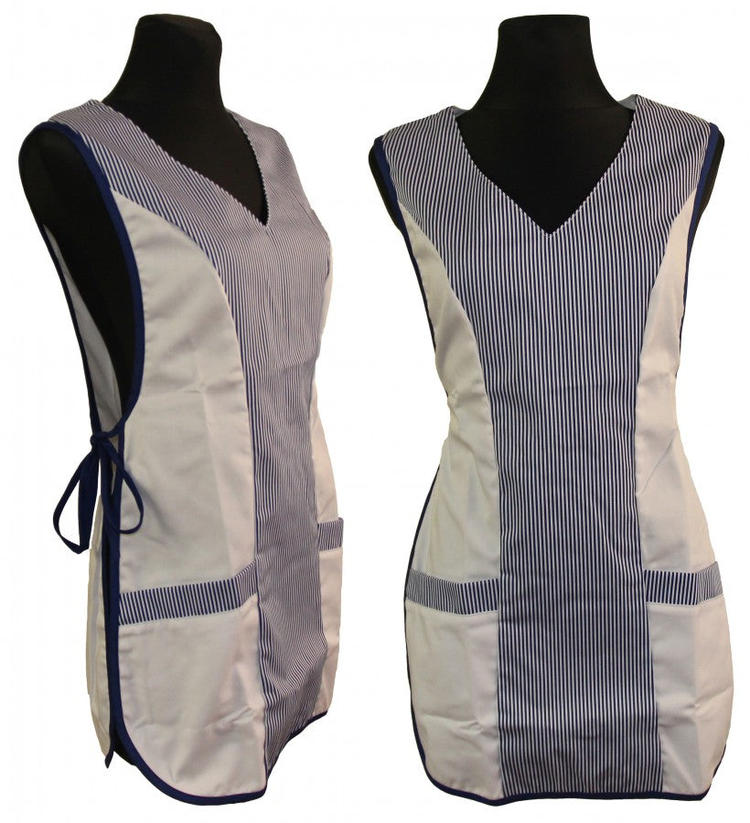 Chasuble Kasack Überwurf Schürze versch. Farben zum Knöpfen oder Binden