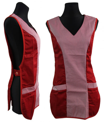 Chasuble Kasack Überwurf Schürze versch. Farben zum Knöpfen oder Binden