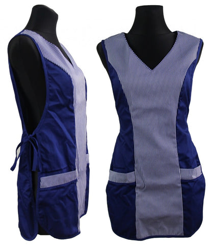 Chasuble Kasack Überwurf Schürze versch. Farben zum Knöpfen oder Binden