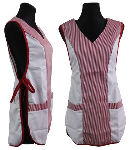 Chasuble Kasack Überwurf Schürze versch. Farben zum Knöpfen oder Binden