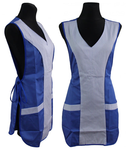 Chasuble Kasack Überwurf Schürze versch. Farben zum Knöpfen oder Binden